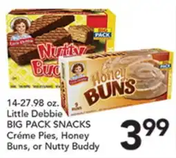 Pete's Fresh Market Crème Pies, Honey Buns, or Nutty Buddy offer