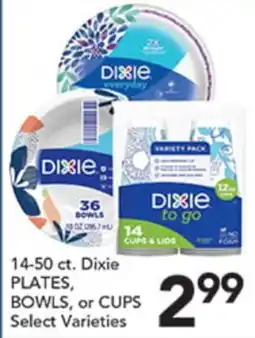 Pete's Fresh Market 14-50 ct. Dixie PLATES, BOWLS, or CUPS offer