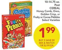 Pete's Fresh Market Post CEREAL offer