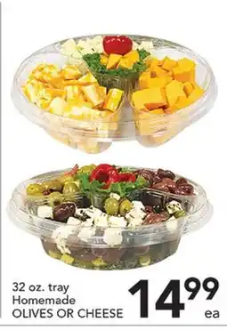 Pete's Fresh Market 32 oz. tray Homemade OLIVES OR CHEESE offer