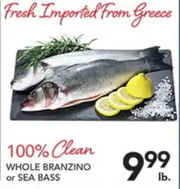 Pete's Fresh Market WHOLE BRANZINO or SEA BASS offer
