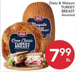 Pete's Fresh Market Dietz & Watson TURKEY BREAST offer