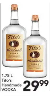 Pete's Fresh Market 1.75 L Tito's Handmade VODKA offer