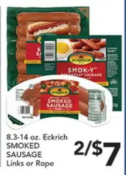 Pete's Fresh Market Eckrich SMOKED SAUSAGE offer