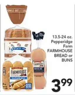 Pete's Fresh Market Pepperidge Farm FARMHOUSE BREAD or BUNS offer