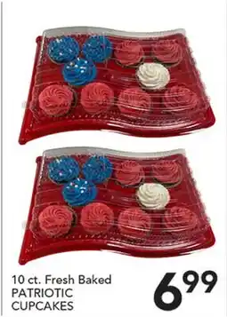 Pete's Fresh Market 10 ct. Fresh Baked PATRIOTIC CUPCAKES offer