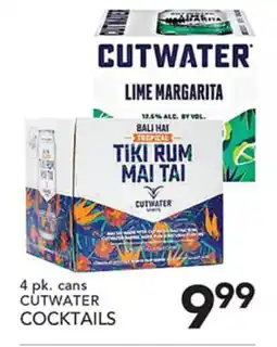 Pete's Fresh Market CUTWATER COCKTAILS offer
