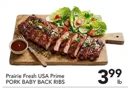Pete's Fresh Market Prairie Fresh USA Prime PORK BABY BACK RIBS offer
