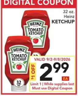 Pete's Fresh Market Heinz KETCHUP offer