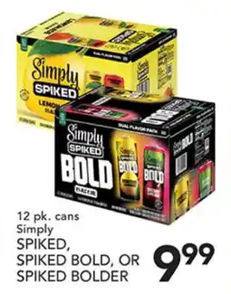Pete's Fresh Market Simply SPIKED, SPIKED BOLD, OR SPIKED BOLDER offer