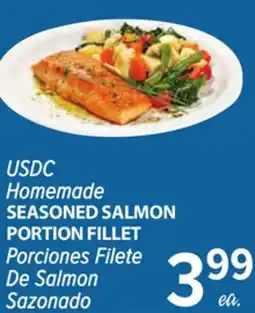 Cermak Fresh Market USDC Homemade SEASONED SALMON PORTION FILLET offer