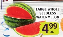 Cermak Fresh Market LARGE WHOLE SEEDLESS WATERMELON offer
