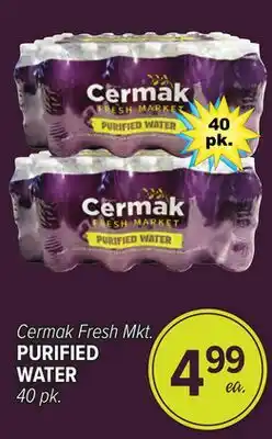 Cermak Fresh Market Cermak Fresh Mkt. PURIFIED WATER offer