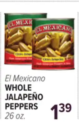 Cermak Fresh Market El Mexicano WHOLE JALAPEÑO PEPPERS offer