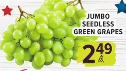 Cermak Fresh Market JUMBO SEEDLESS GREEN GRAPES offer
