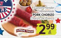 Cermak Fresh Market Supreme Tender Homemade PORK CHORIZO offer