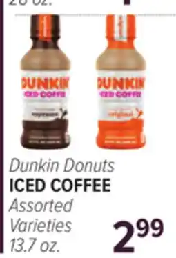 Cermak Fresh Market Dunkin Donuts ICED COFFEE offer