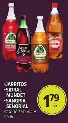 Cermak Fresh Market •JARritos•SIDRAL MUNDet•SANGRÍA SEÑORIAL offer