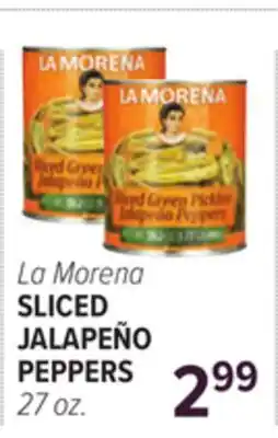Cermak Fresh Market La Morena SLICED JALAPEÑO PEPPERS offer