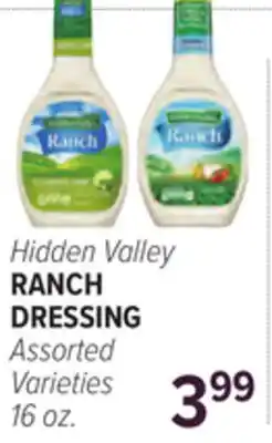 Cermak Fresh Market Hidden Valley RANCH DRESSING offer