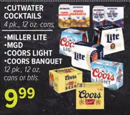 Cermak Fresh Market • CUTWATER COCKTAILS • MILLER LITE • MGD • COORS LIGHT • COORS BANQUET offer