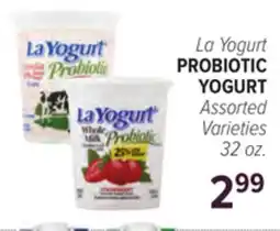 Cermak Fresh Market La Yogurt PROBIOTIC YOGURT offer