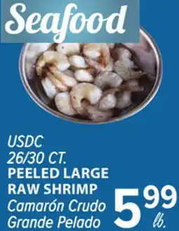 Cermak Fresh Market USDC 26/30 CT. PEELED LARGE RAW SHRIMP offer