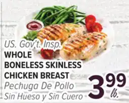 Cermak Fresh Market WHOLE BONELESS SKINLESS CHICKEN BREAST offer