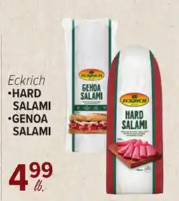 Cermak Fresh Market Eckrich • HARD SALAMI • GENOA SALAMI offer