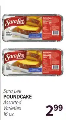 Cermak Fresh Market Sara Lee POUNDCAKE offer