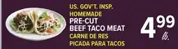 Cermak Fresh Market US. GOV'T. INSPI. HOMEMADE PRE-CUT BEEF TACO MEAT offer