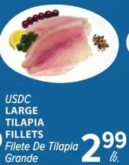 Cermak Fresh Market USDC LARGE TILAPIA FILLETS offer