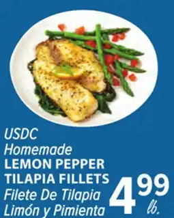 Cermak Fresh Market USDC Homemade LEMON PEPPER TILAPIA FILLETS offer