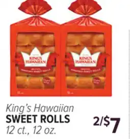 Cermak Fresh Market King's Hawaiian SWEET ROLLS offer