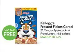 Publix Kellogg's Frosted Flakes Cereal offer