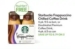 Publix Starbucks frappuccino chilled coffee drink offer