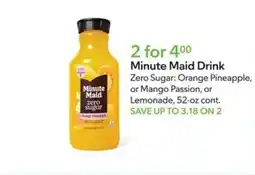 Publix Minute Maid Drink offer