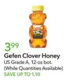 Publix Gefen clover honey offer