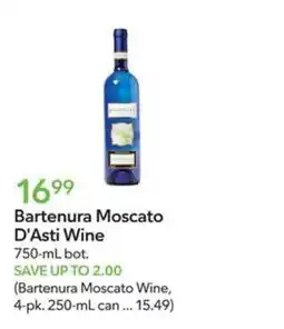 Publix Bartenura Moscato D'asti Wine offer