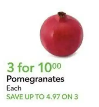 Publix Pomegranates offer