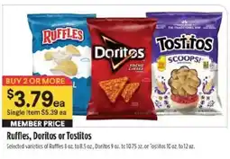 Raley's Ruffles, Doritos or Tostitos offer