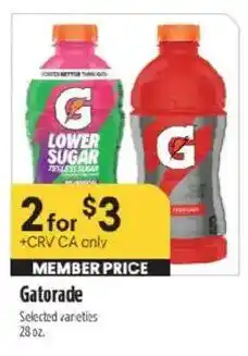 Raley's Gatorade offer