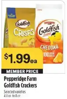 Raley's Pepperidge Farm Goldfish Crackers offer