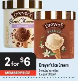 Raley's Dreyer's Ice Cream offer