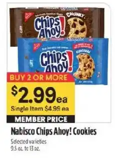 Raley's Nabisco Chips Ahoy! Cookies offer