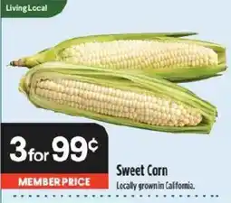 Raley's Sweet Corn offer