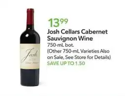 Publix Josh Cellars Cabernet Sauvignon Wine offer