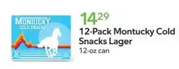 Publix Montucky Cold Snacks Lager offer