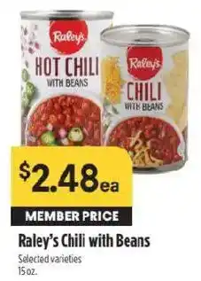 Raley's Raley's Chili with Beans offer