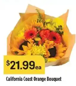 Raley's California Coast Orange Bouquet offer